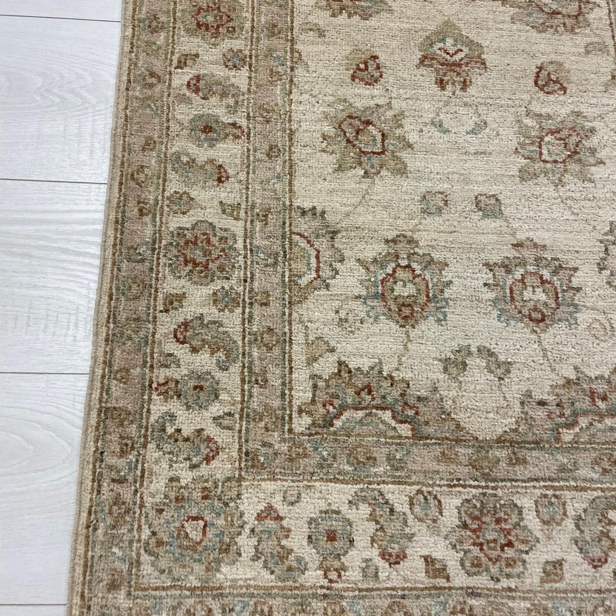 Ziegler Traditional Hand Knotted Wool Runner Rugs 46182 in Red Cream – image 2