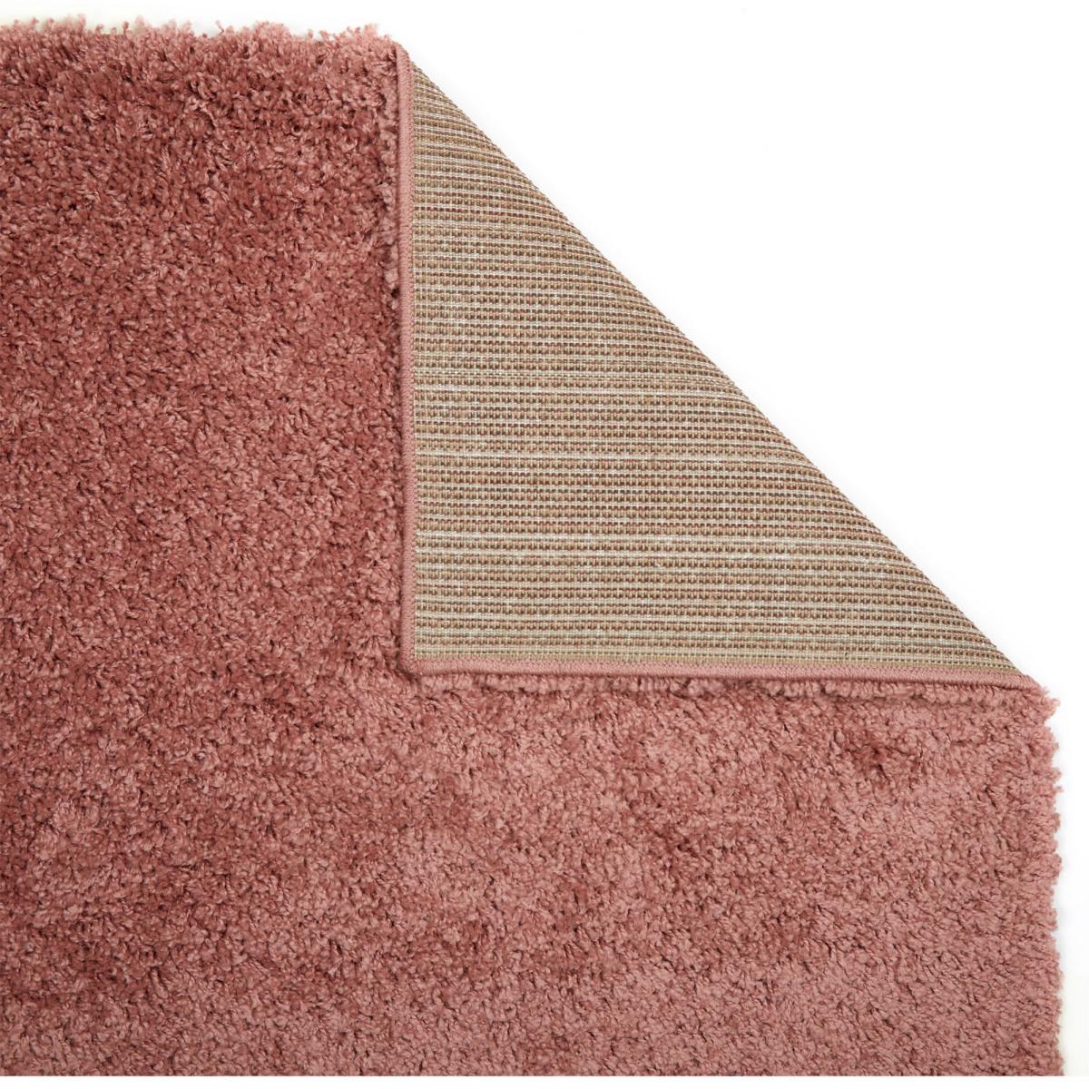 Isla Shaggy Plain Modern Runner in Pink 67x220cm – image 5
