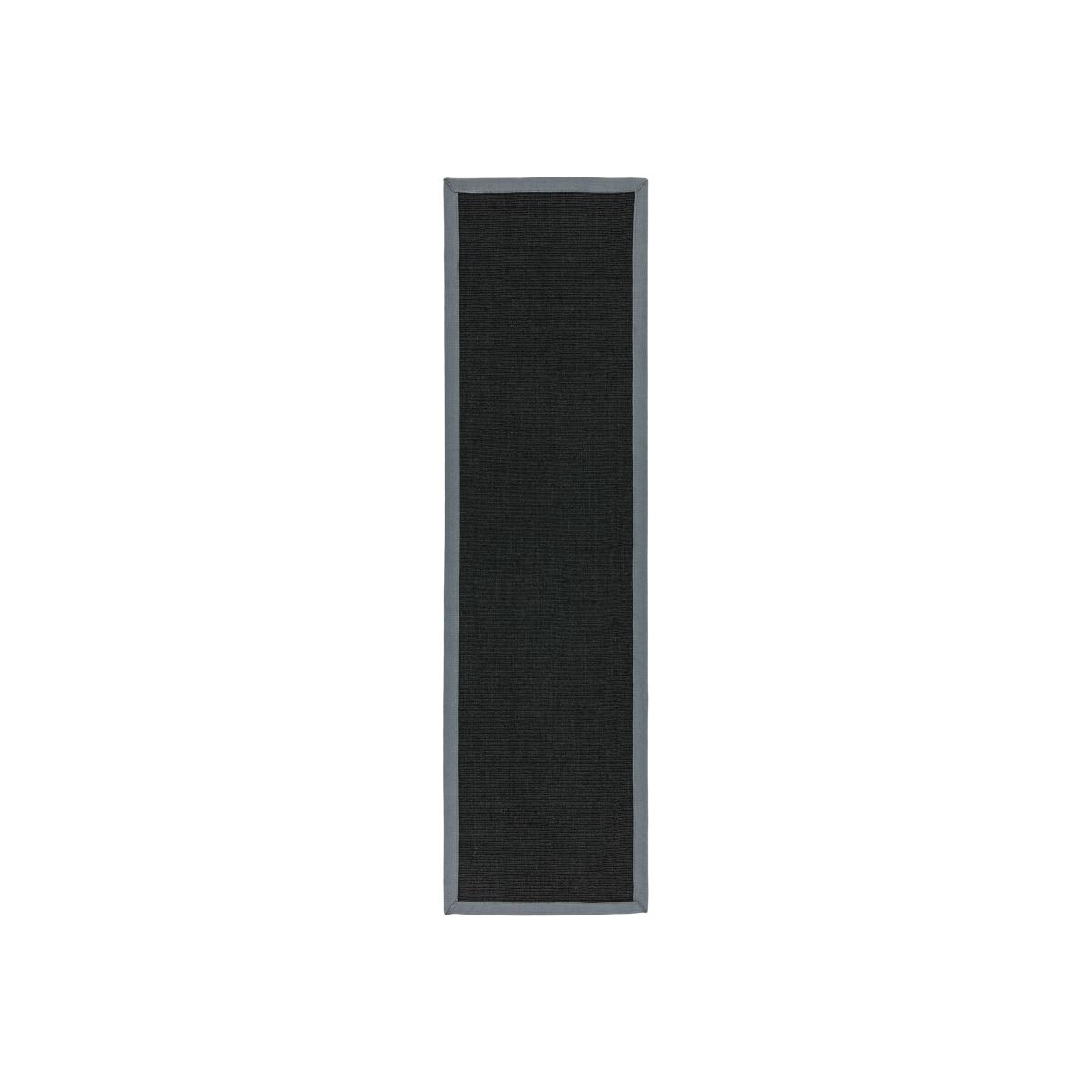 Sisal Hallway Runners in Black Grey – image 1