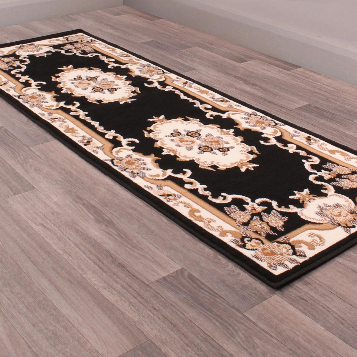 Sandringham Runners in Black by Rugstyle – image 1