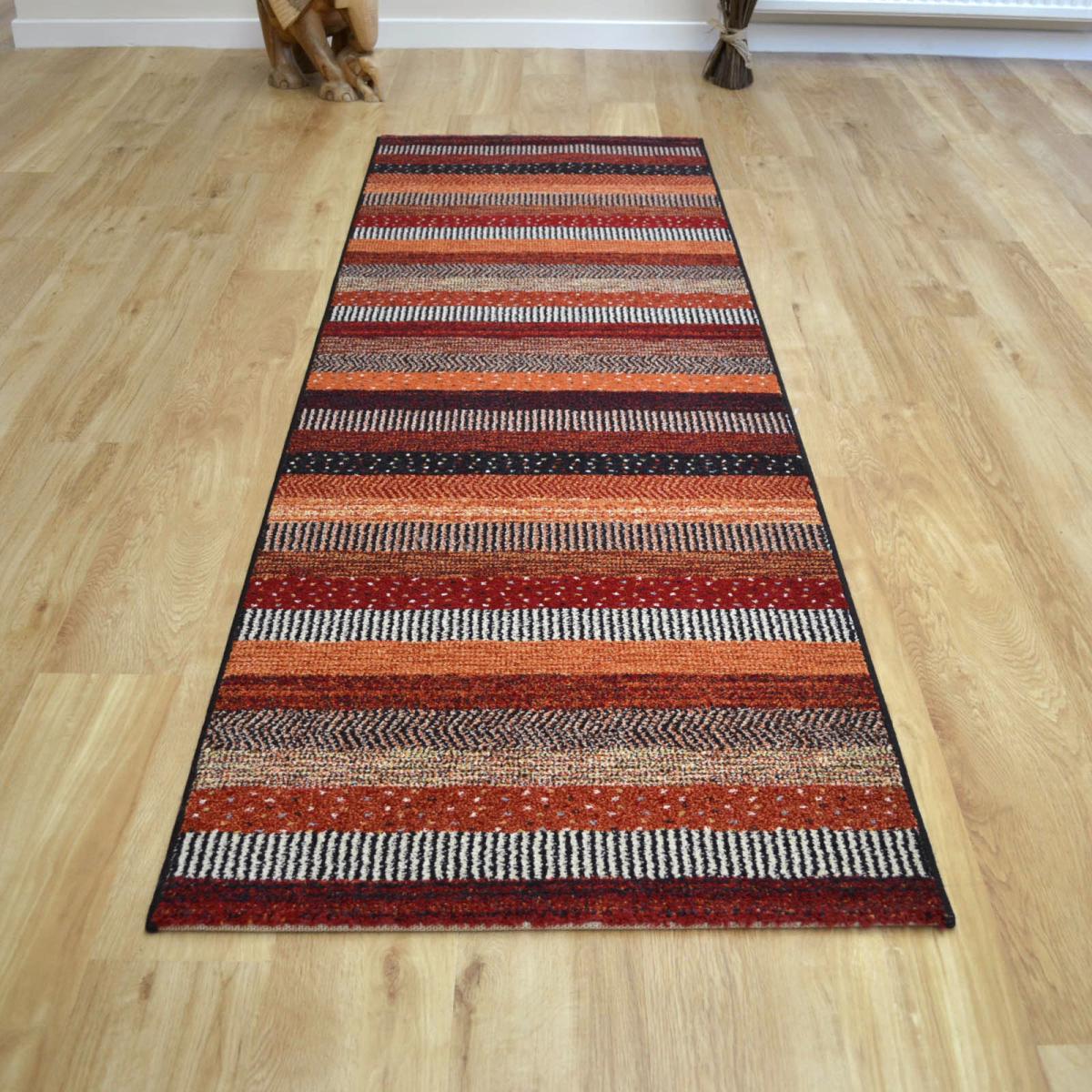 Woodstock Hallway Runners 32743 1382 in Red and Orange – image 1