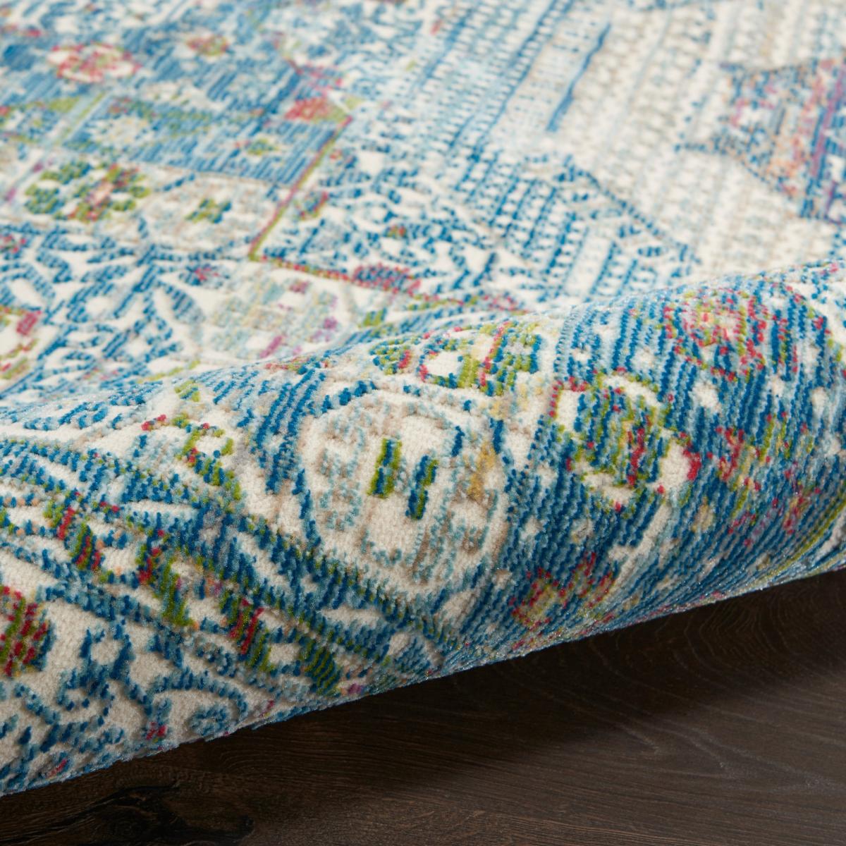 Ankara Global Hallway Runners ANR17 in Ivory Light Blue – image 2