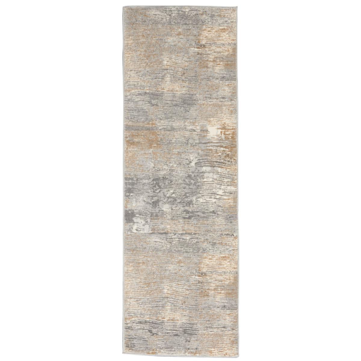 Solace Designer Hallway Runner SLA01 in Ivory Beige by Nourison 69x221cm – image 5