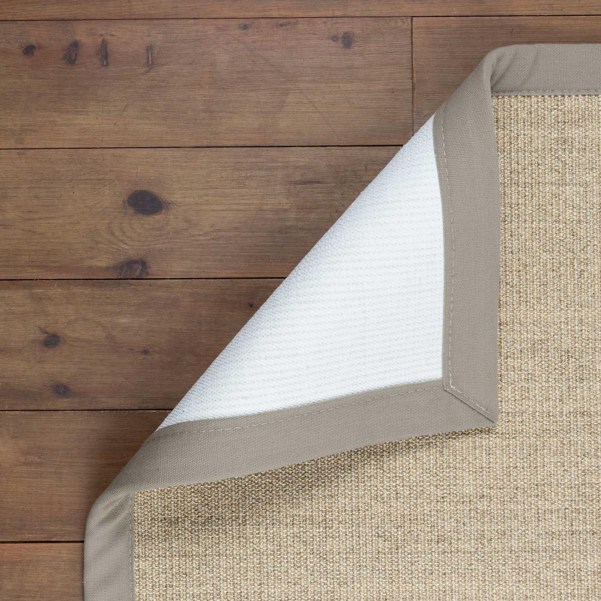 Boucle Sesame Natural Fibre Sisal Bordered Runner Rugs – image 2