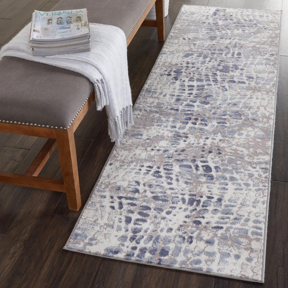 Urban Decor Runners URD04 by Nourison in Ivory and Grey – image 1