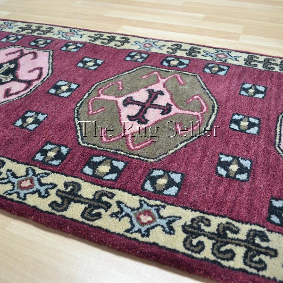 Kazak 1277 Red Hallway Runners – image 2