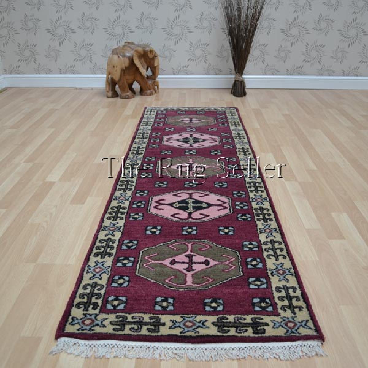 Kazak 1277 Red Hallway Runners – image 1