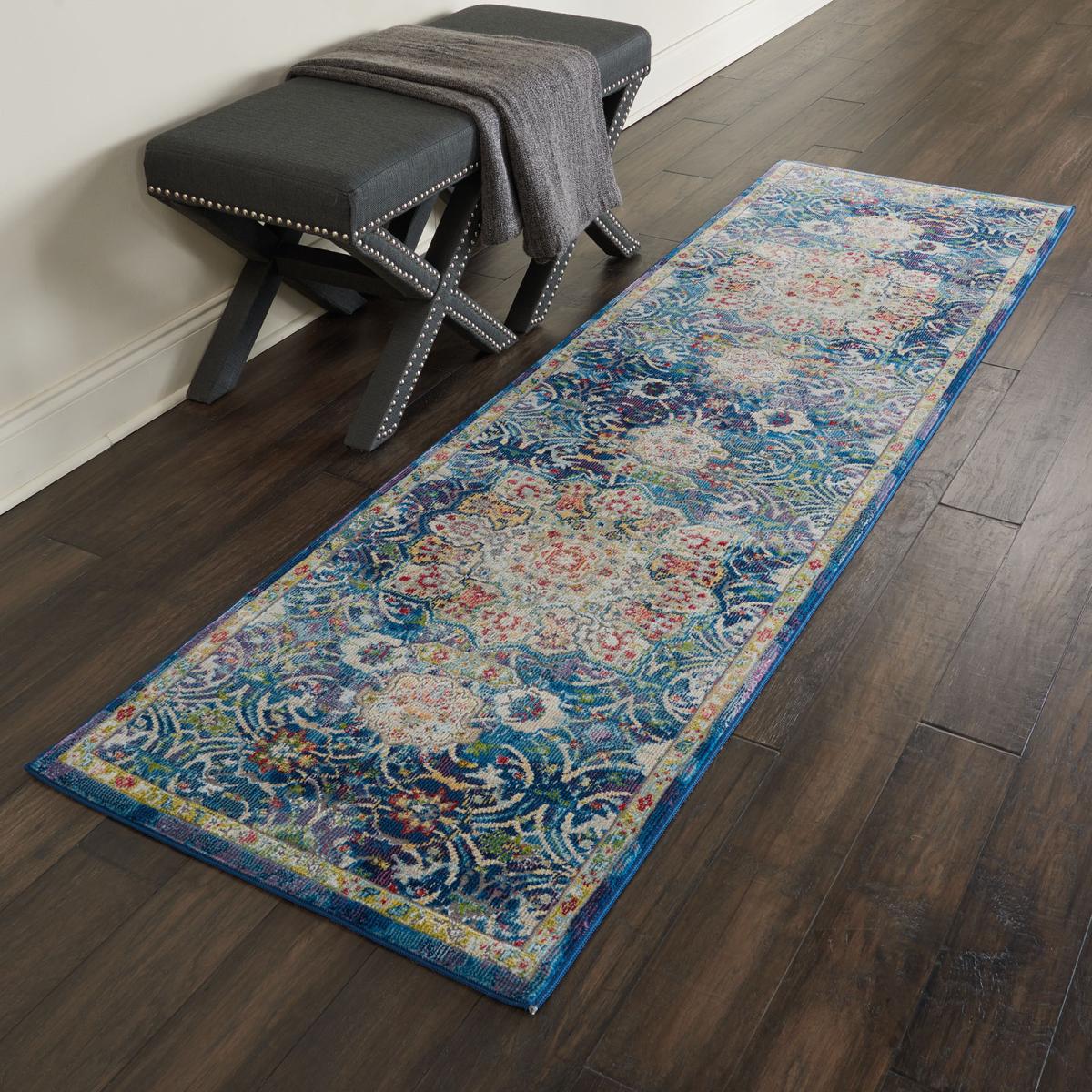 Ankara Global Hallway Runners ANR03 in Blue – image 1