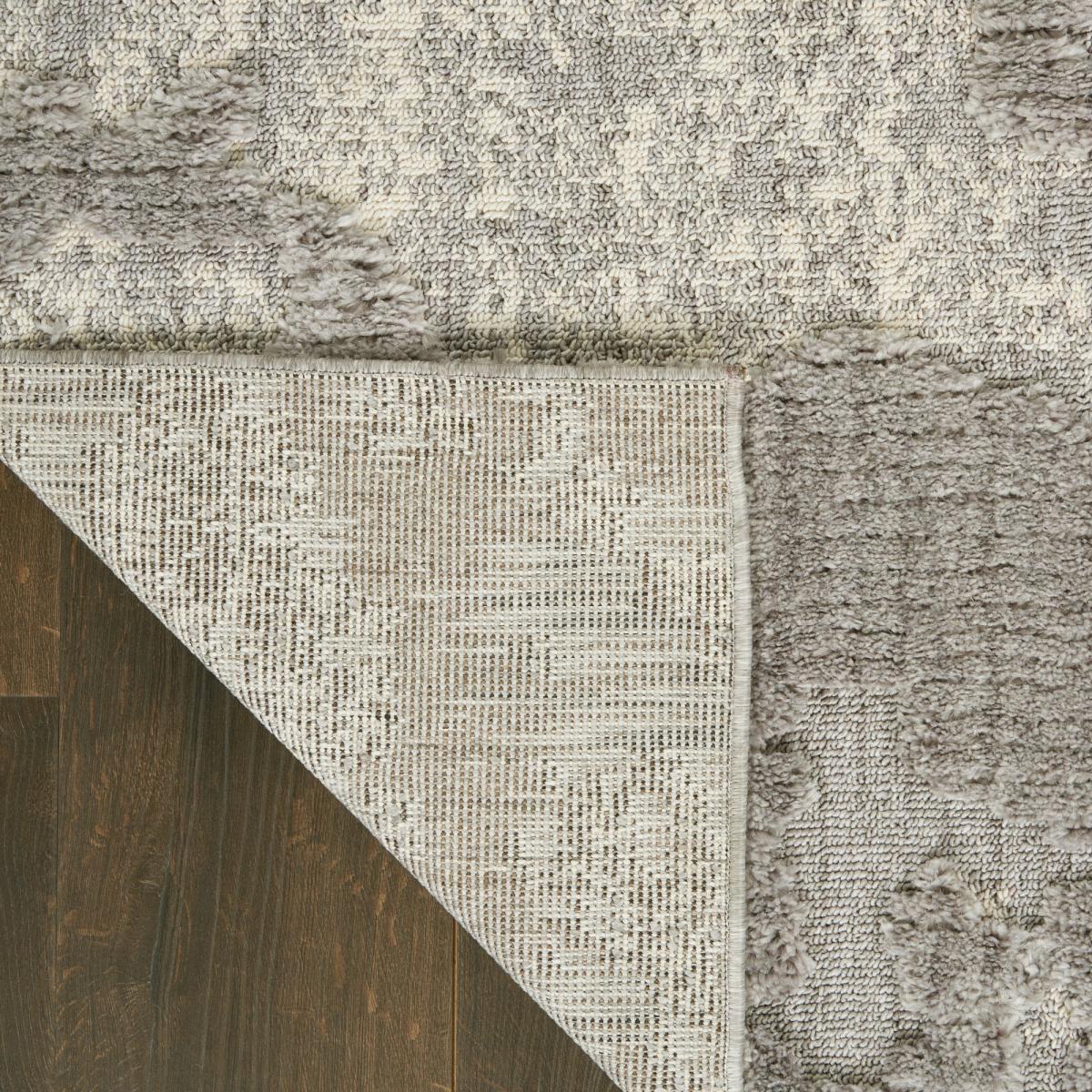 Zermatt Designer Hallway Runner ZER01 in Grey Ivory by Nourison 69x229cm – image 3