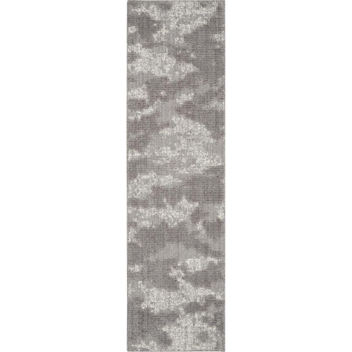 Zermatt Designer Hallway Runner ZER01 in Grey Ivory by Nourison 69x229cm – image 5