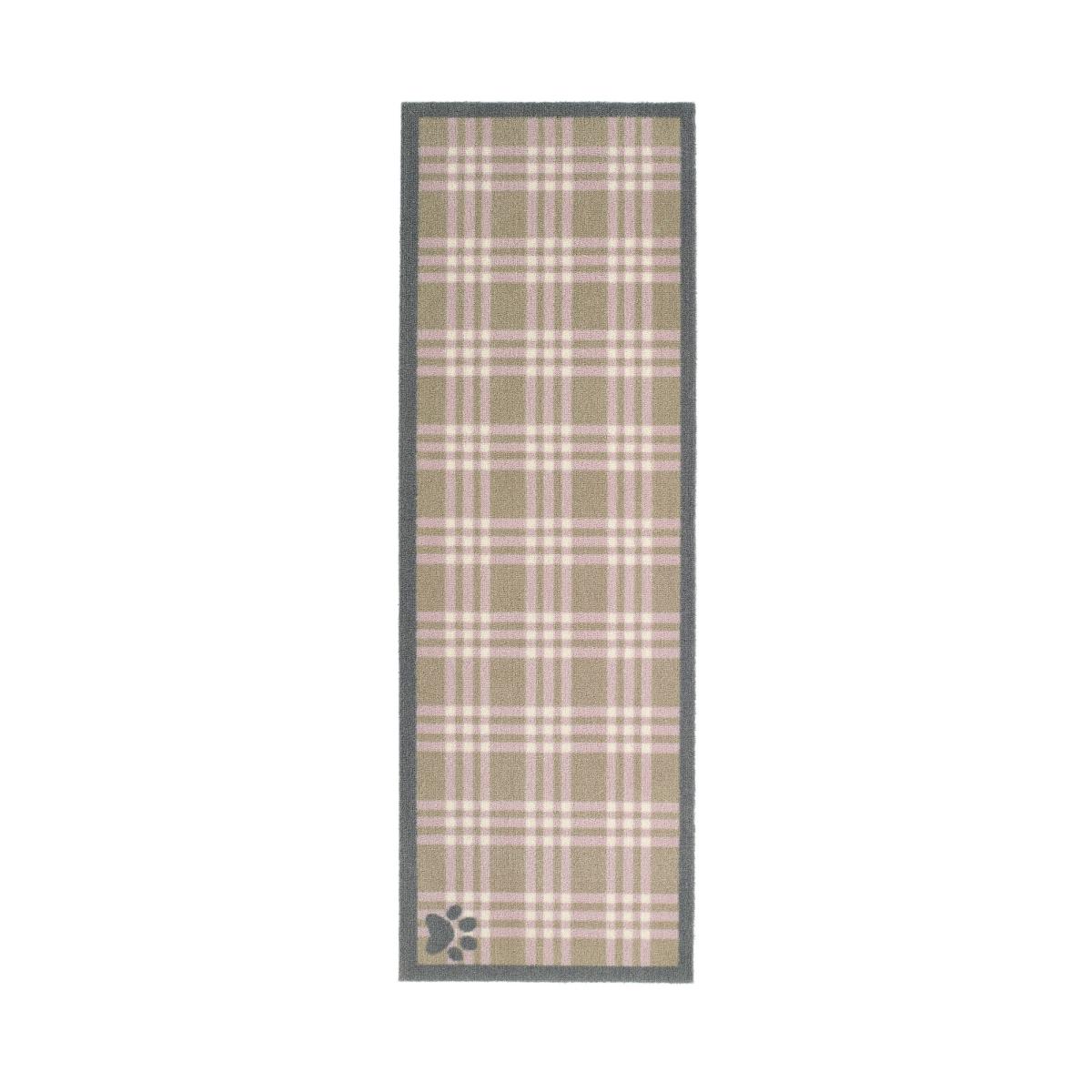 Howler & Scratch Country Check Tartan Runner in Pink – image 2