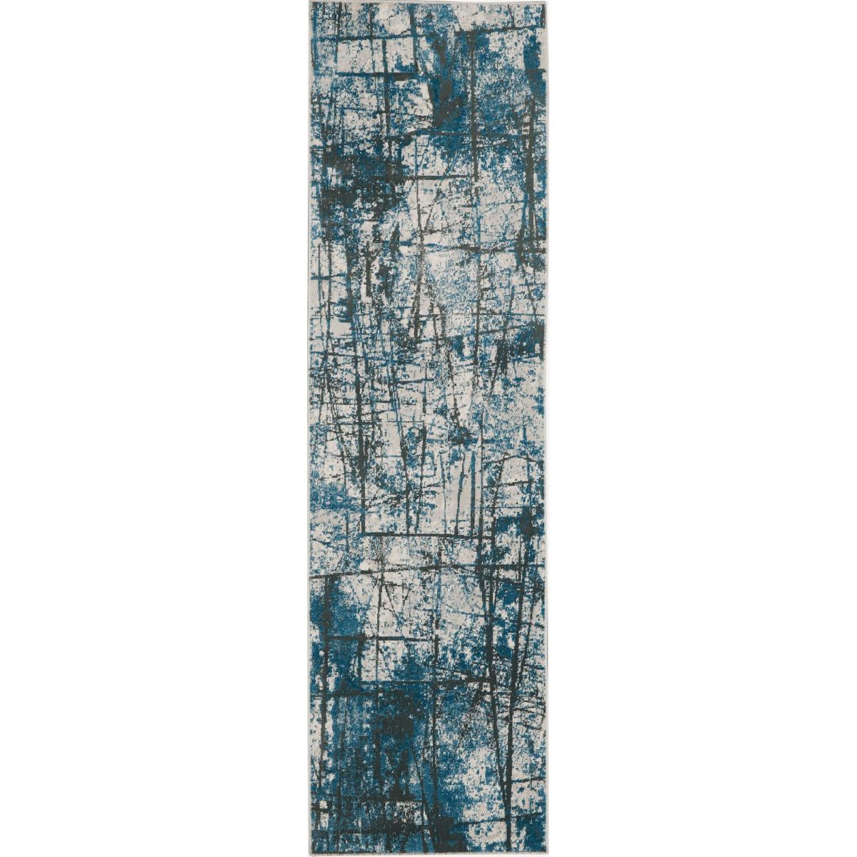 Calvin Klein Vapor Designer Hallway Runner CK972 Grey Blue 66x229cm – image 4