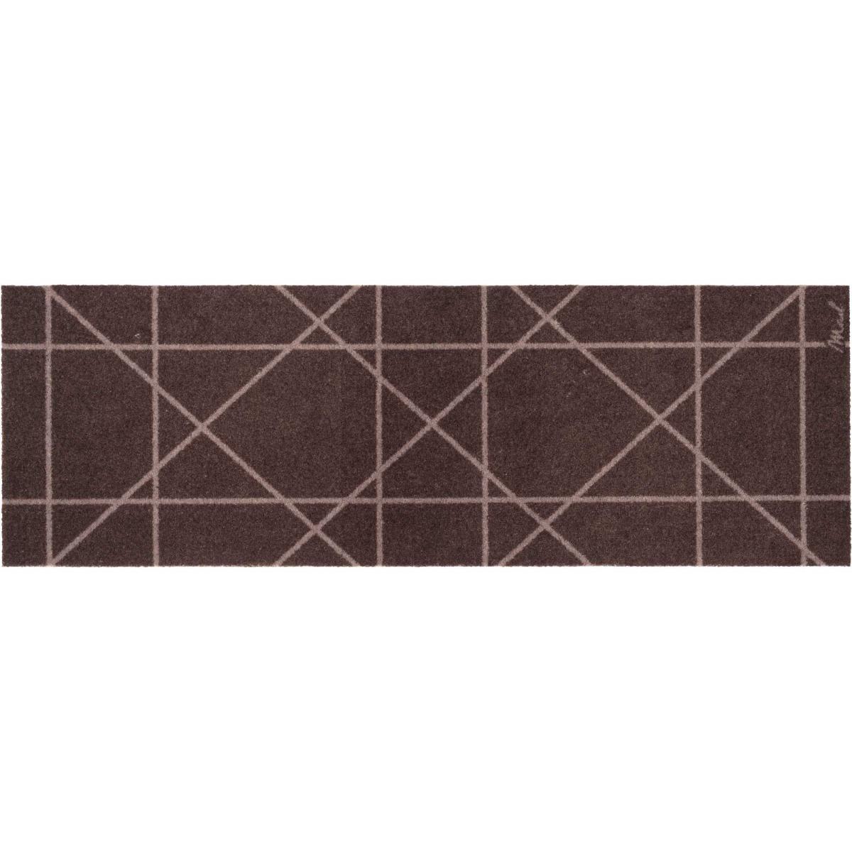 Camiel Geometric Washable Runner Mats in Brown – image 2