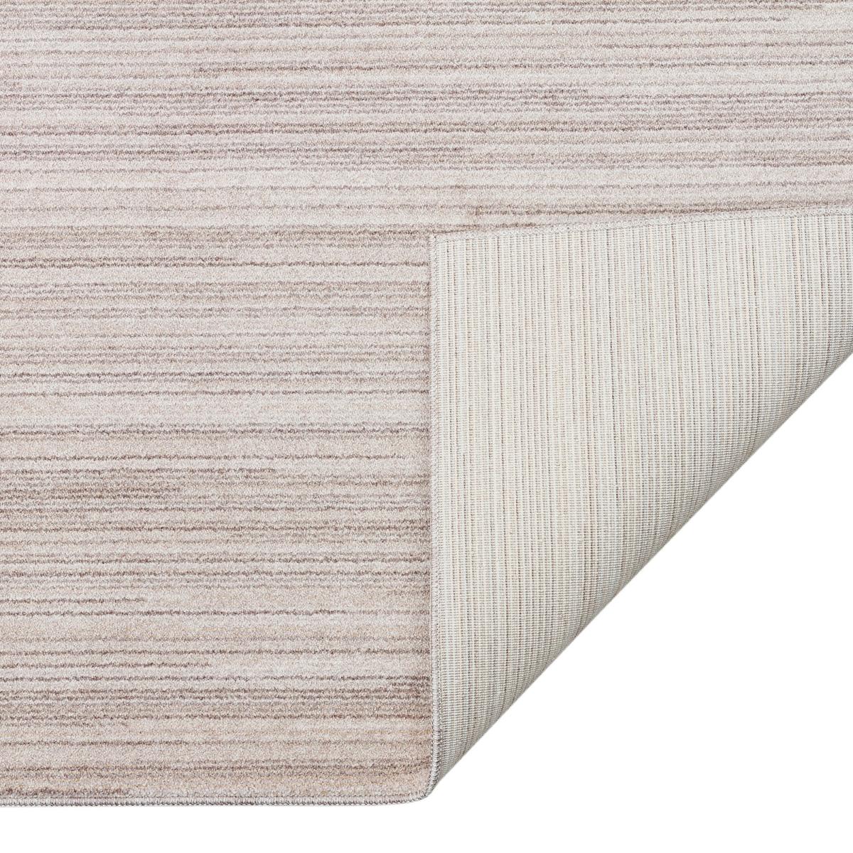Uni Abstract Striped UNI902 Runner Rugs in Stone – image 2