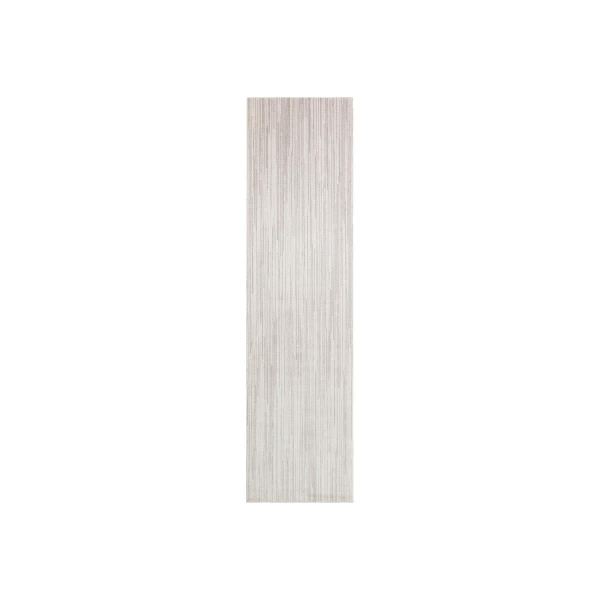 Uni Abstract Striped UNI902 Runner Rugs in Stone – image 1