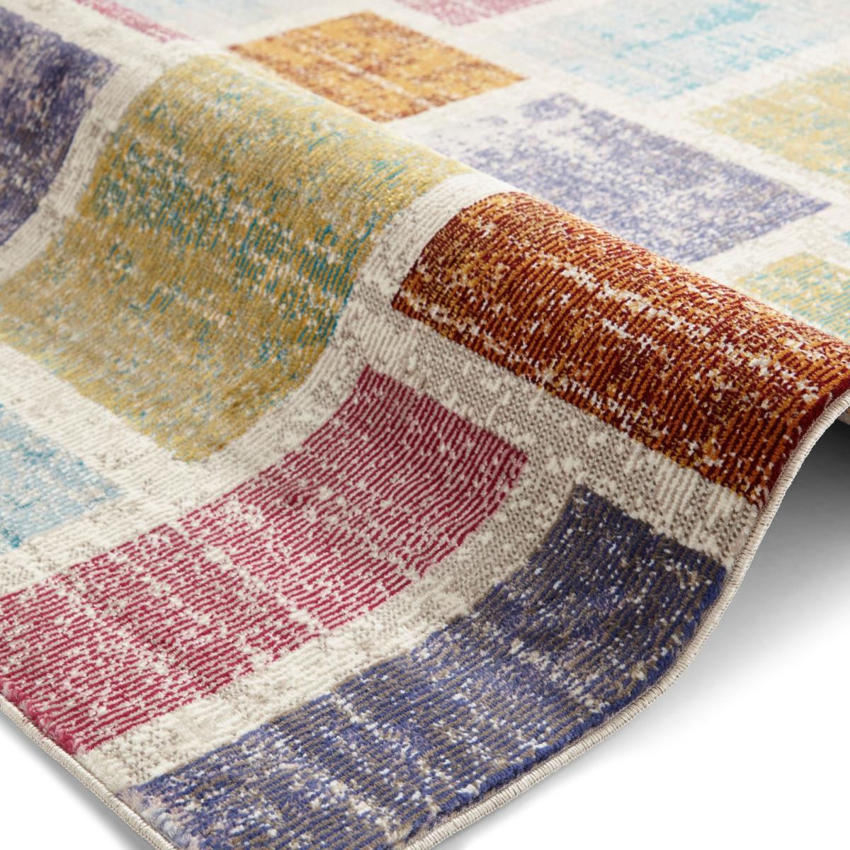 16th Avenue Multi-coloured Block Hallway Runner Rug 37A – image 2