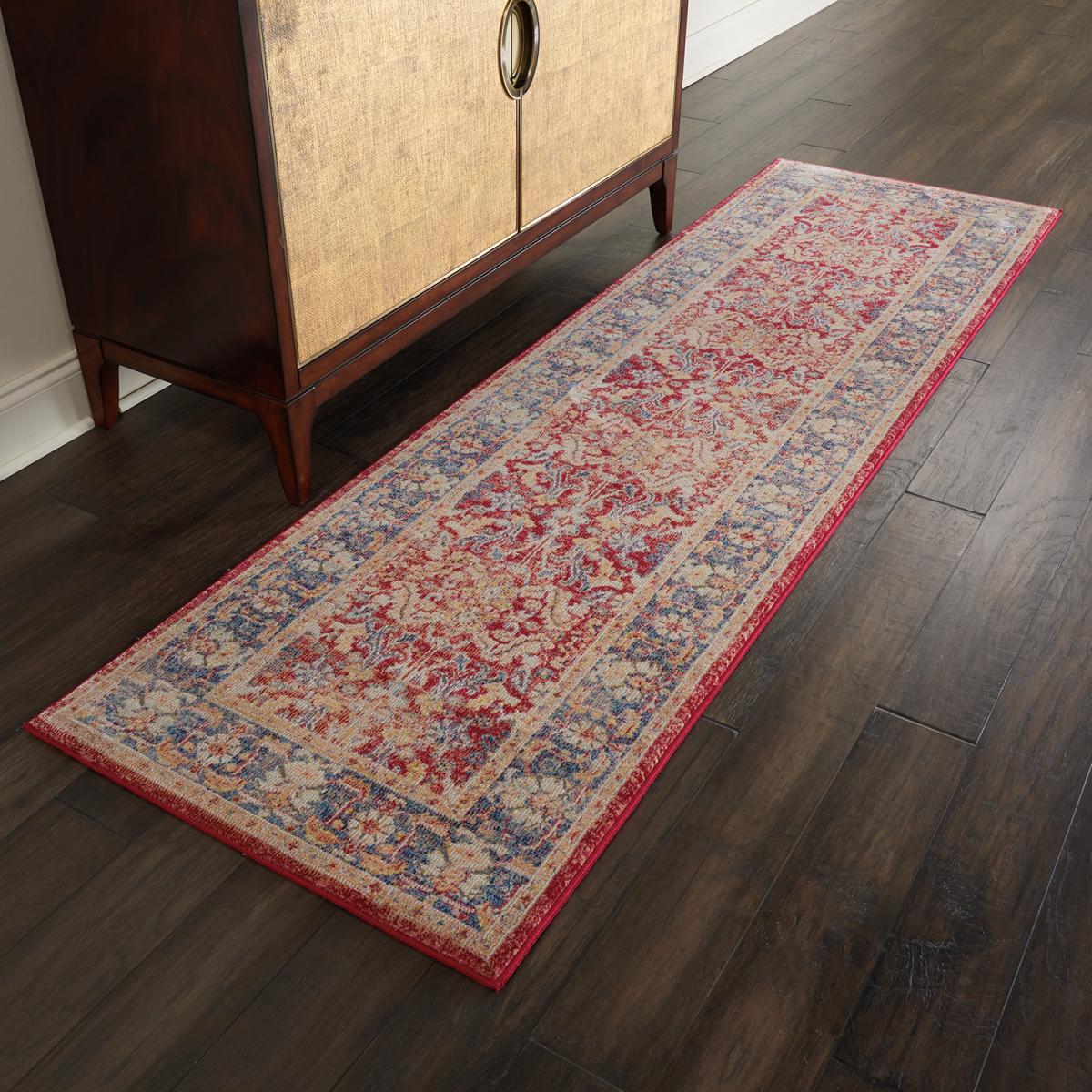 Ankara Global Hallway Runners ANR02 in Red – image 1