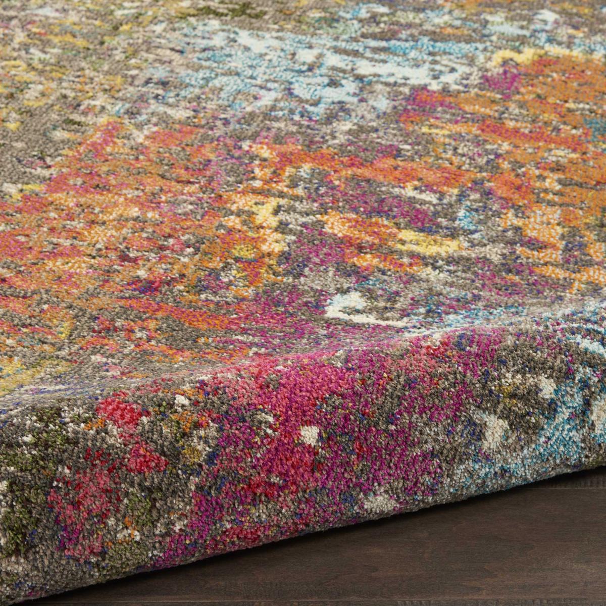 Celestial Abstract Hallway Runner CES14 in Sunset by Nourison 61x183cm – image 3