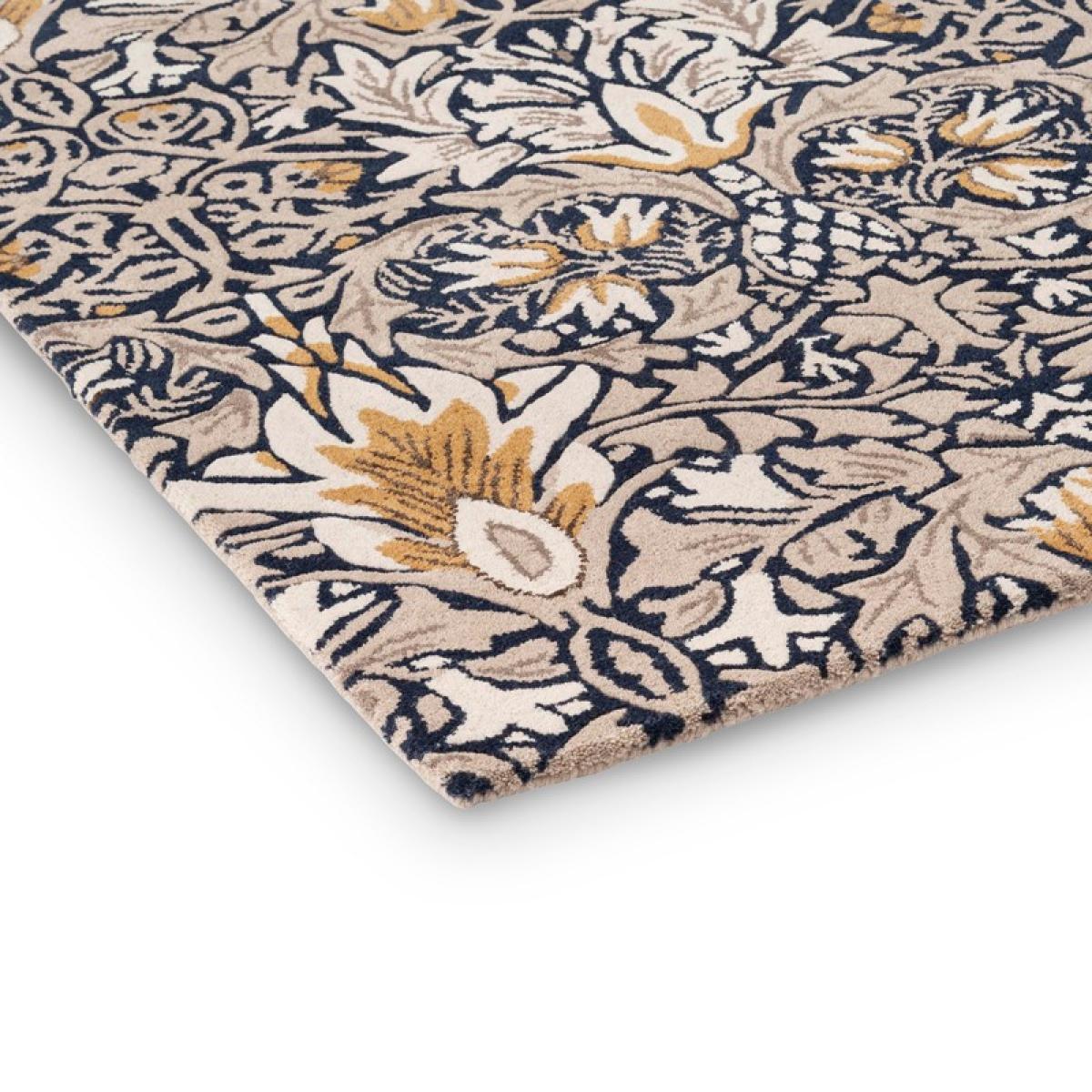 Snakeshead Runner Rugs 127208 in Indigo by William Morris – image 2