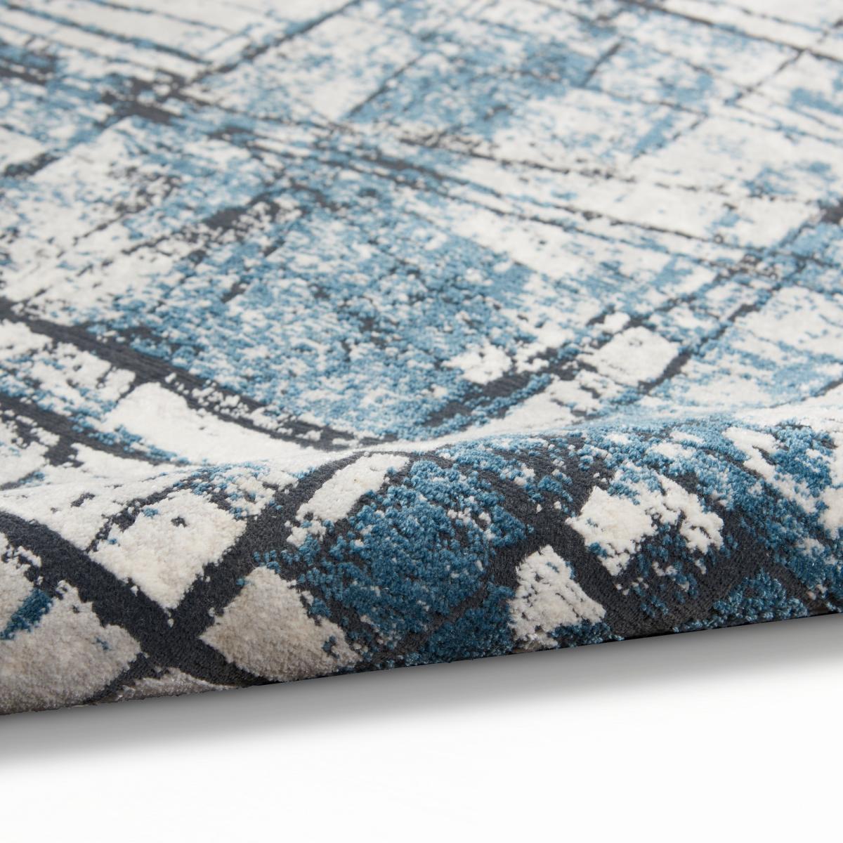 Calvin Klein Vapor Designer Hallway Runner CK972 Grey Blue – image 2