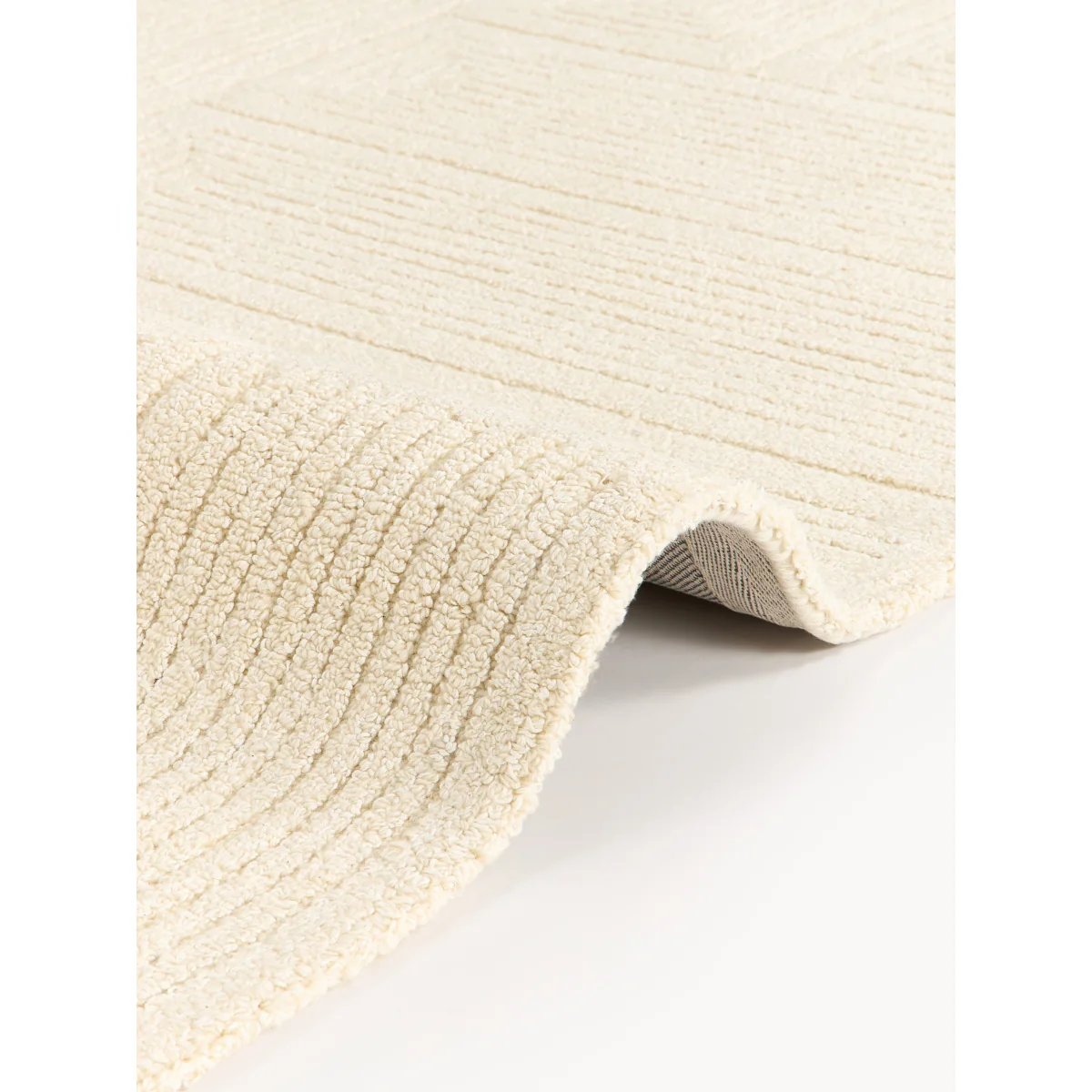 High-Low Wool Runner Alexia, Hand-Tufted – image 5