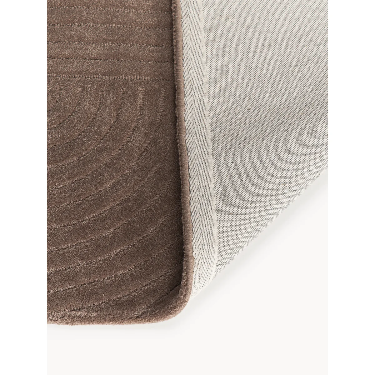 High-Low Wool Runner Mason, Hand-Tufted – image 4