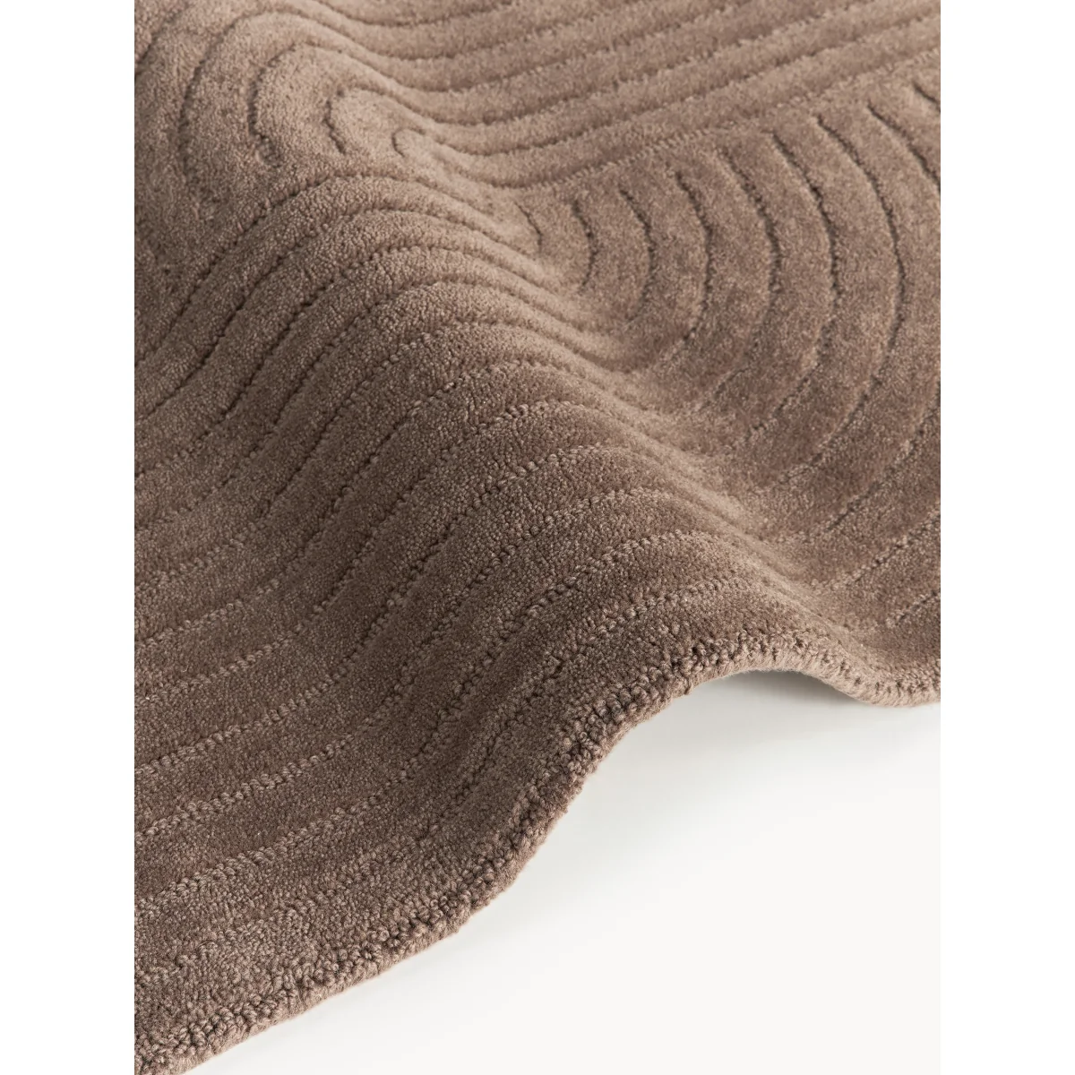 High-Low Wool Runner Mason, Hand-Tufted – image 5