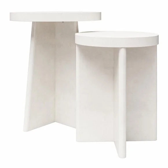 Return - Liam Round Nest of Tables, Natural – image 4