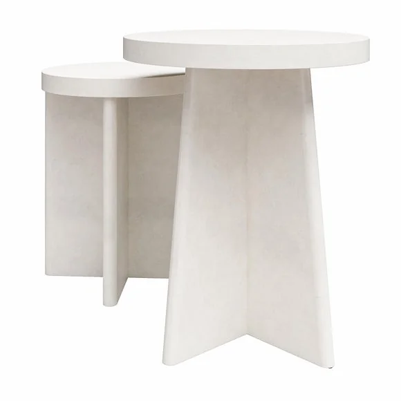 Return - Liam Round Nest of Tables, Natural – image 5