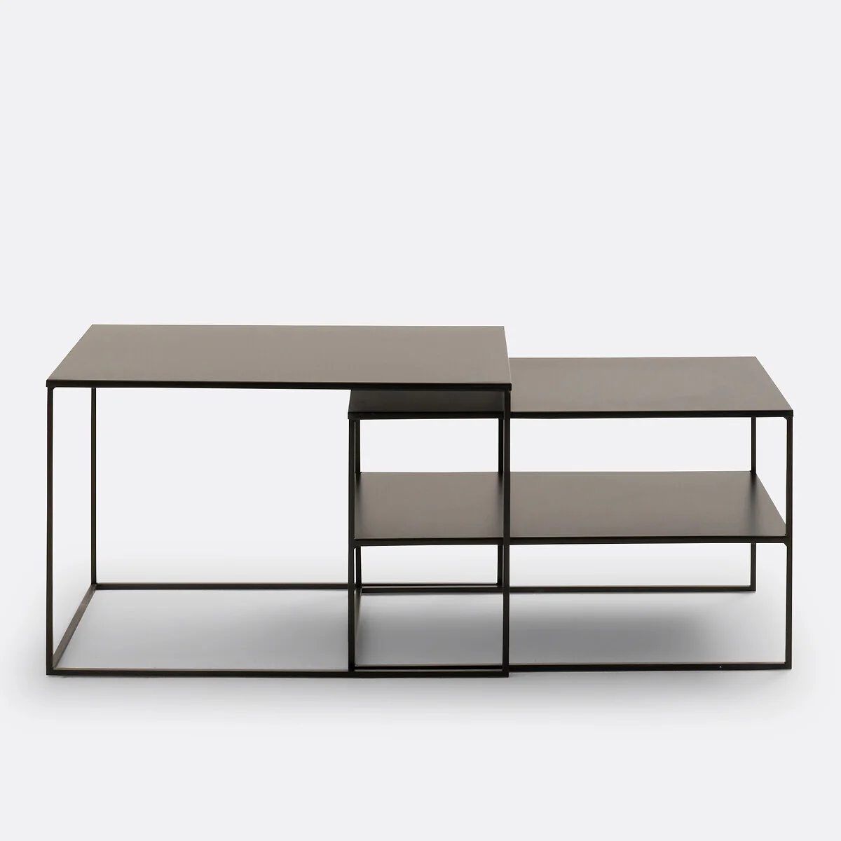 Set of 2 Miva Metal and Steel Nesting Tables – image 4