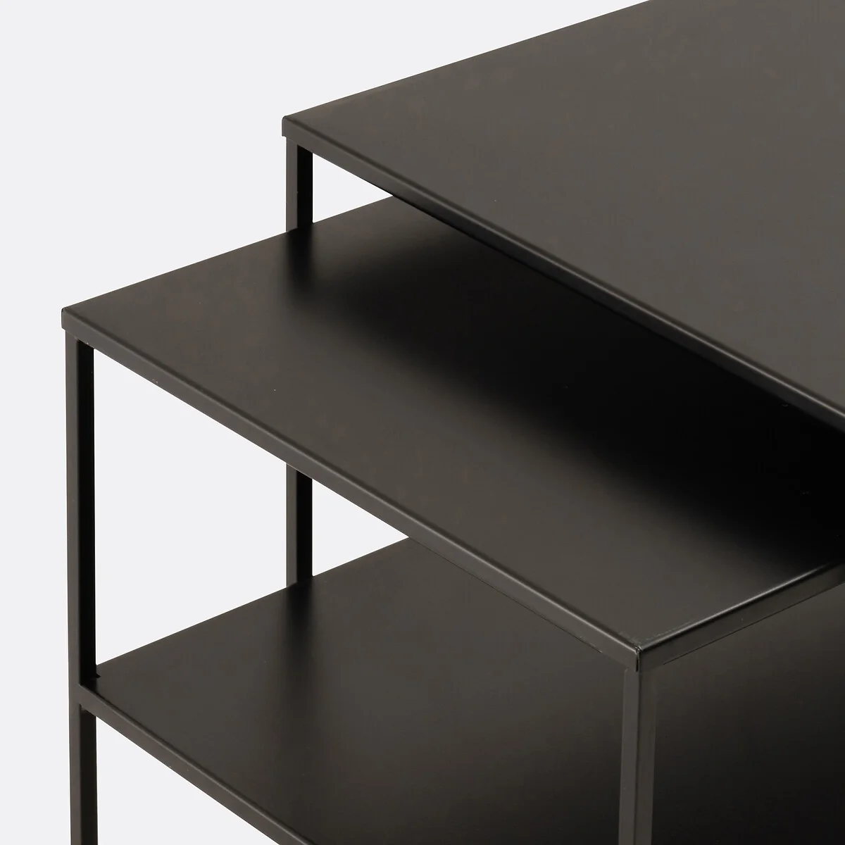 Set of 2 Miva Metal and Steel Nesting Tables – image 7