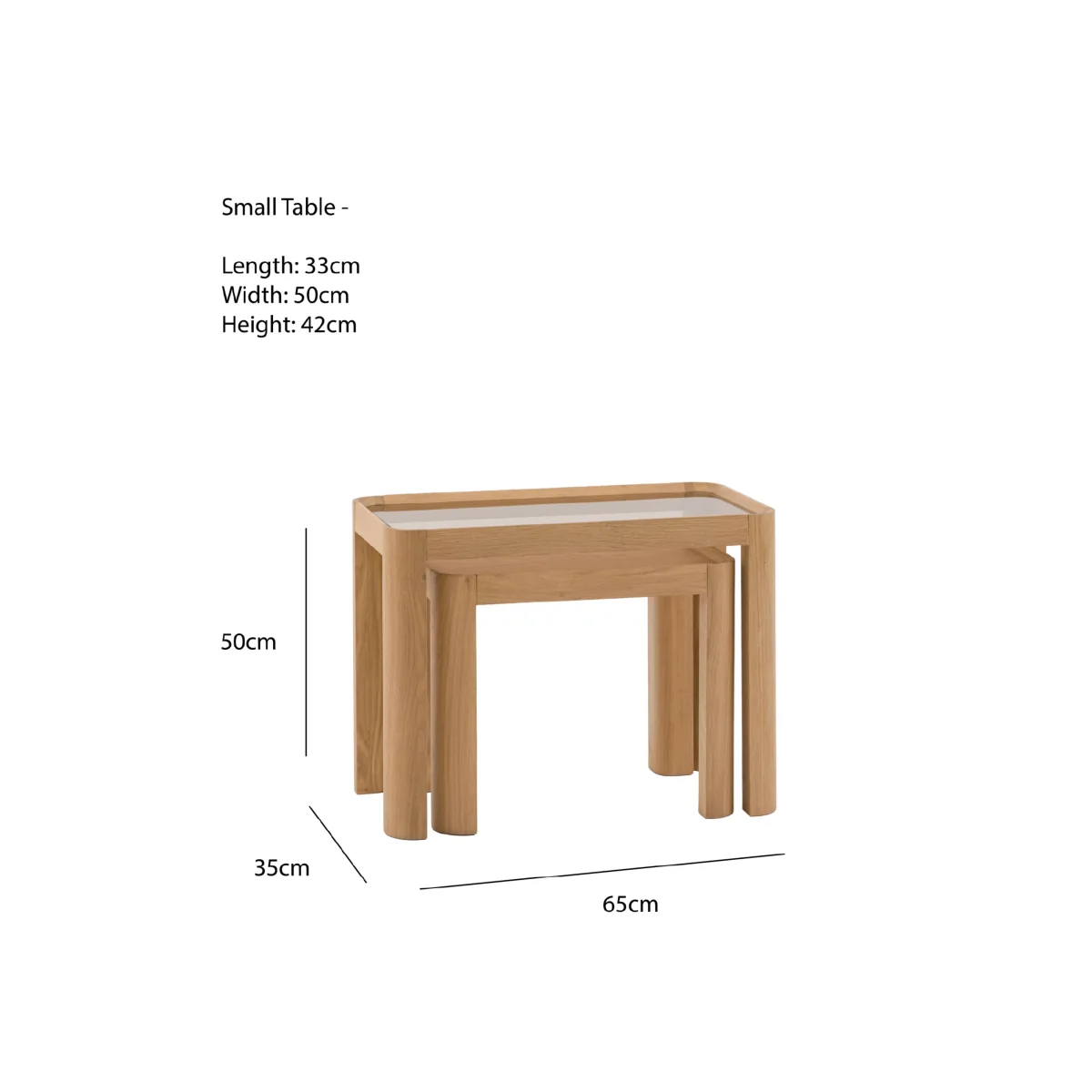 Gallery Direct Ember Nest of Tables Natural – image 13