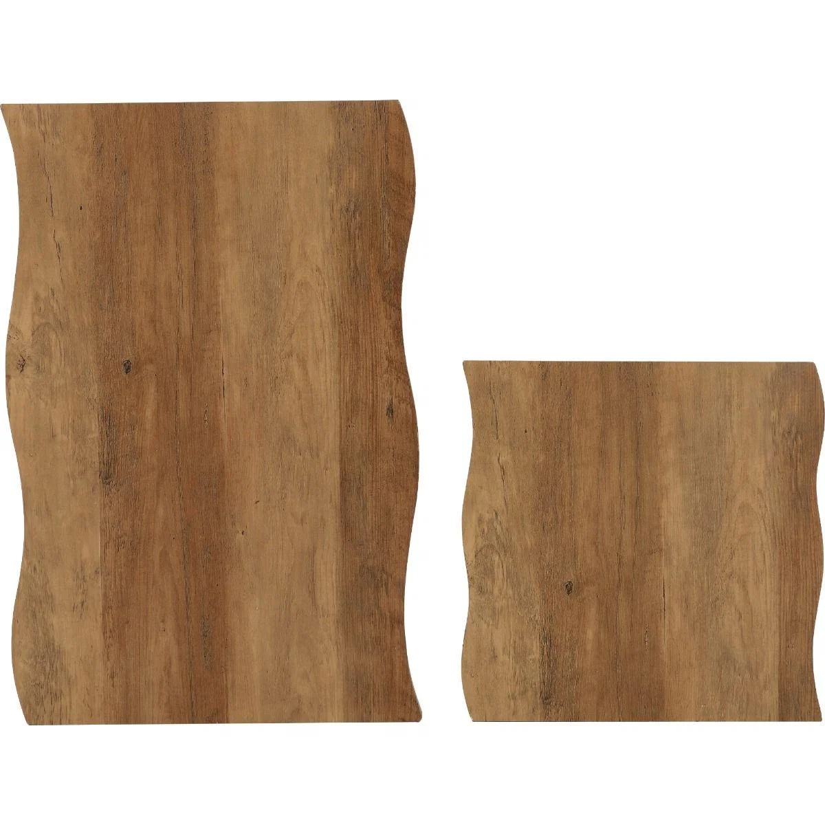 Quebec Wave Edge Oak Nest of Tables – image 4