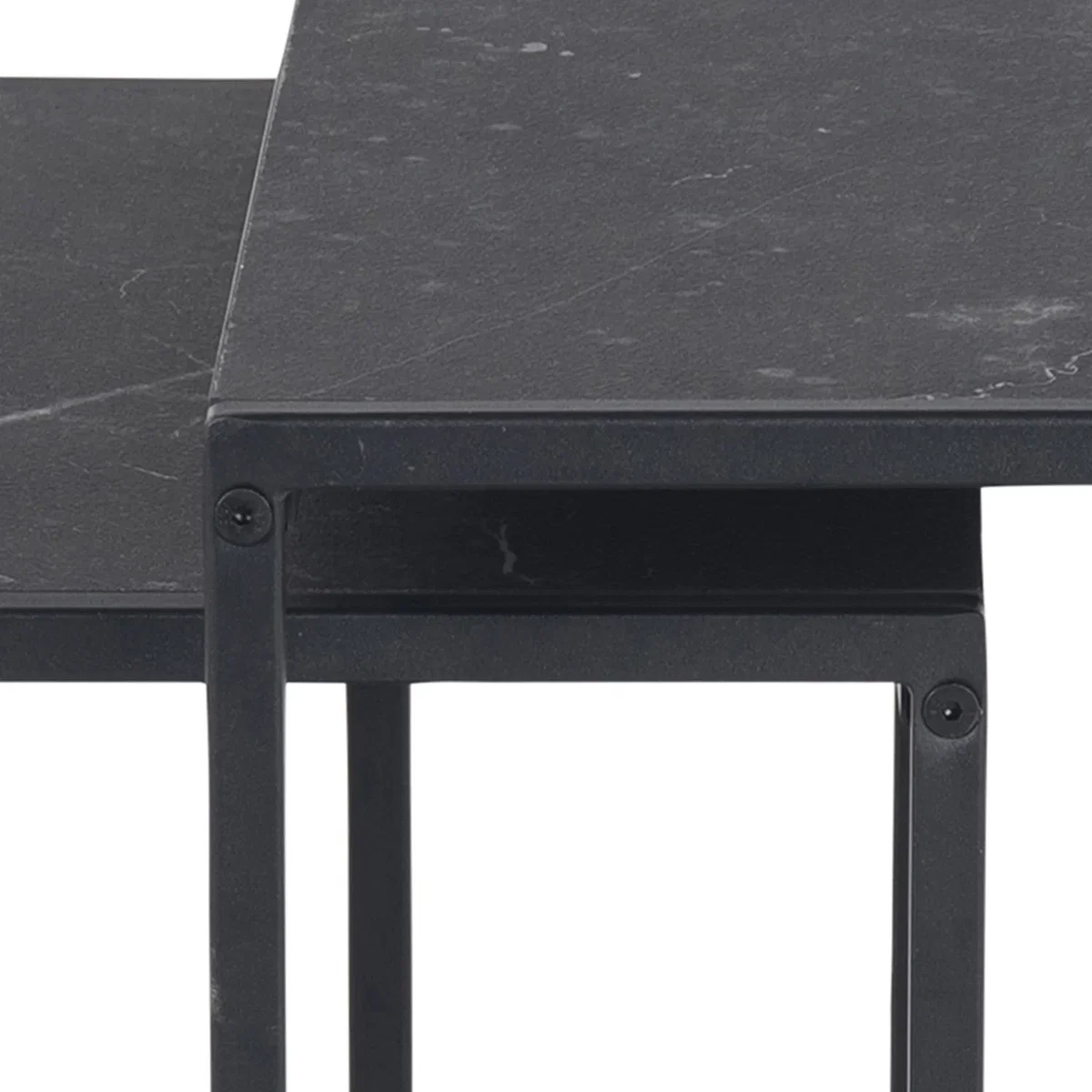 Infinity Nest of Tables in Black Matt Set of 2 - Black – image 9