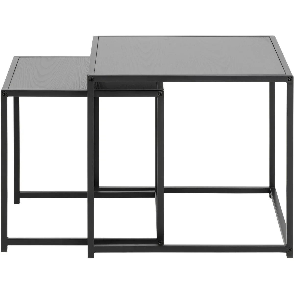Seaford Nest of Tables in Ash Black - Black – image 3