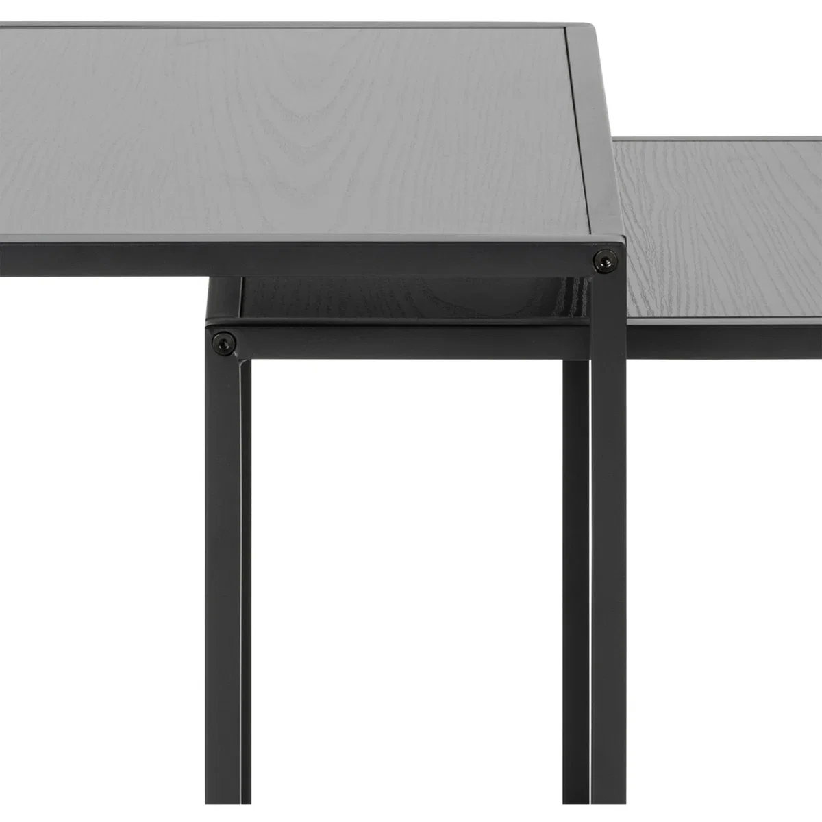 Seaford Nest of Tables in Ash Black - Black – image 5