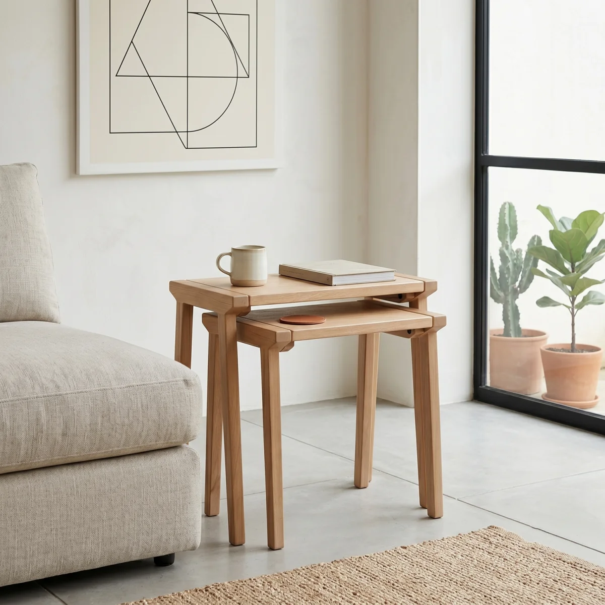 Bayswater Nest of Tables - Natural – image 1