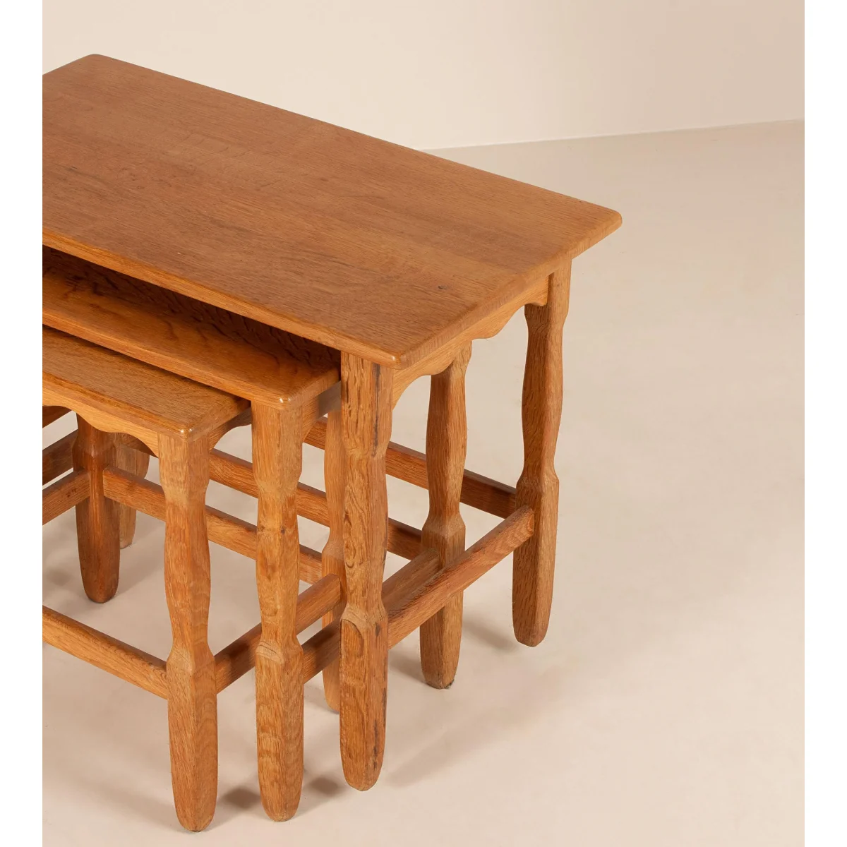 Vintage Mid Century Nesting Side Tables, Set of Three – image 6