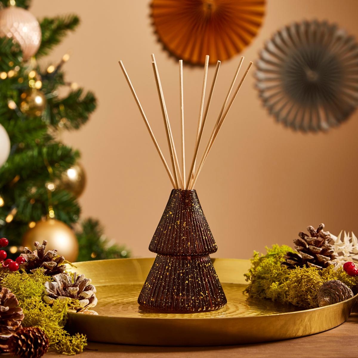 Cashmere & Amber Tree-Shaped Diffuser Brown – image 1