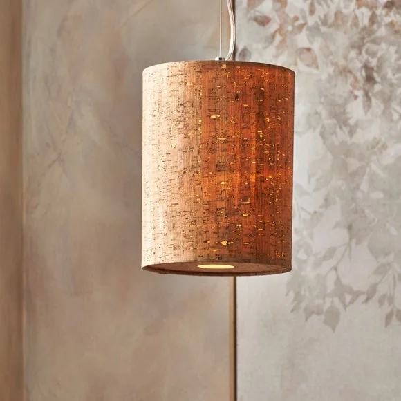 Pacific Lifestyle Valen Cork Tall Pendant Shade with Diffuser – image 3