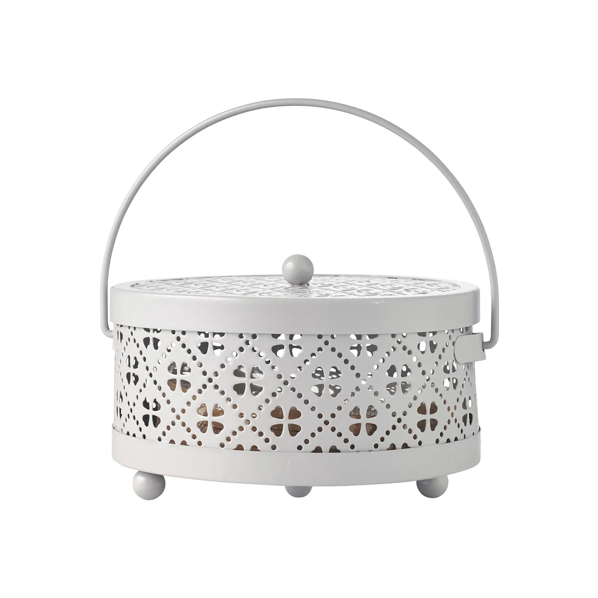 Bite Shield Metal Incense Diffuser with 12 Coils