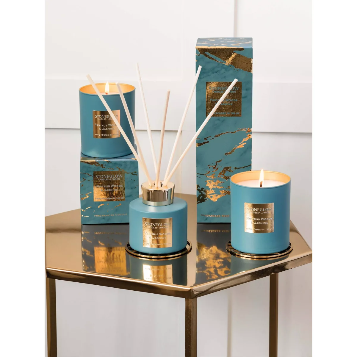 Stoneglow Luna Papyrus Woods & Jasmine Reed Diffuser Refill, 200ml – image 3
