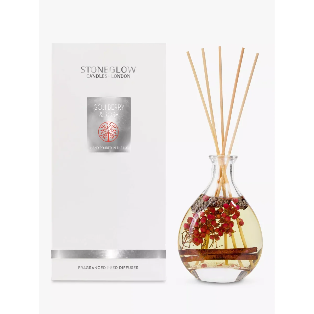 Stoneglow Nature's Gift Goji Berry & Rose Reed Diffuser, 180ml – image 2