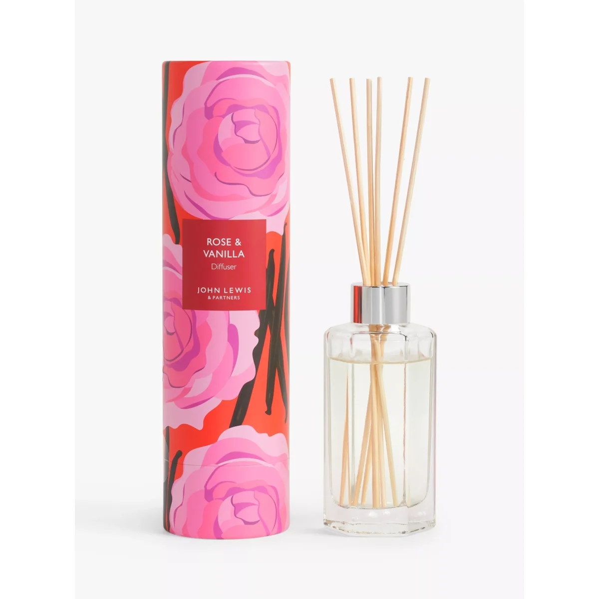 John Lewis Rose & Vanilla Reed Diffuser, 110ml – image 2