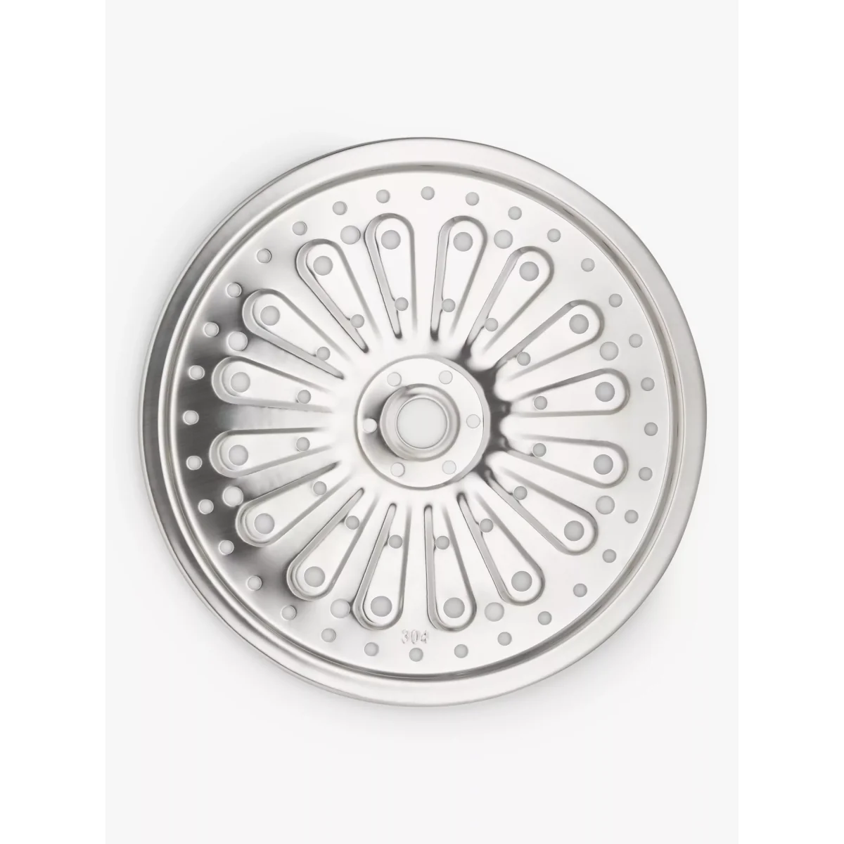 John Lewis Stainless Steel Kitchen Hob Heat Diffuser, 21.5cm – image 2