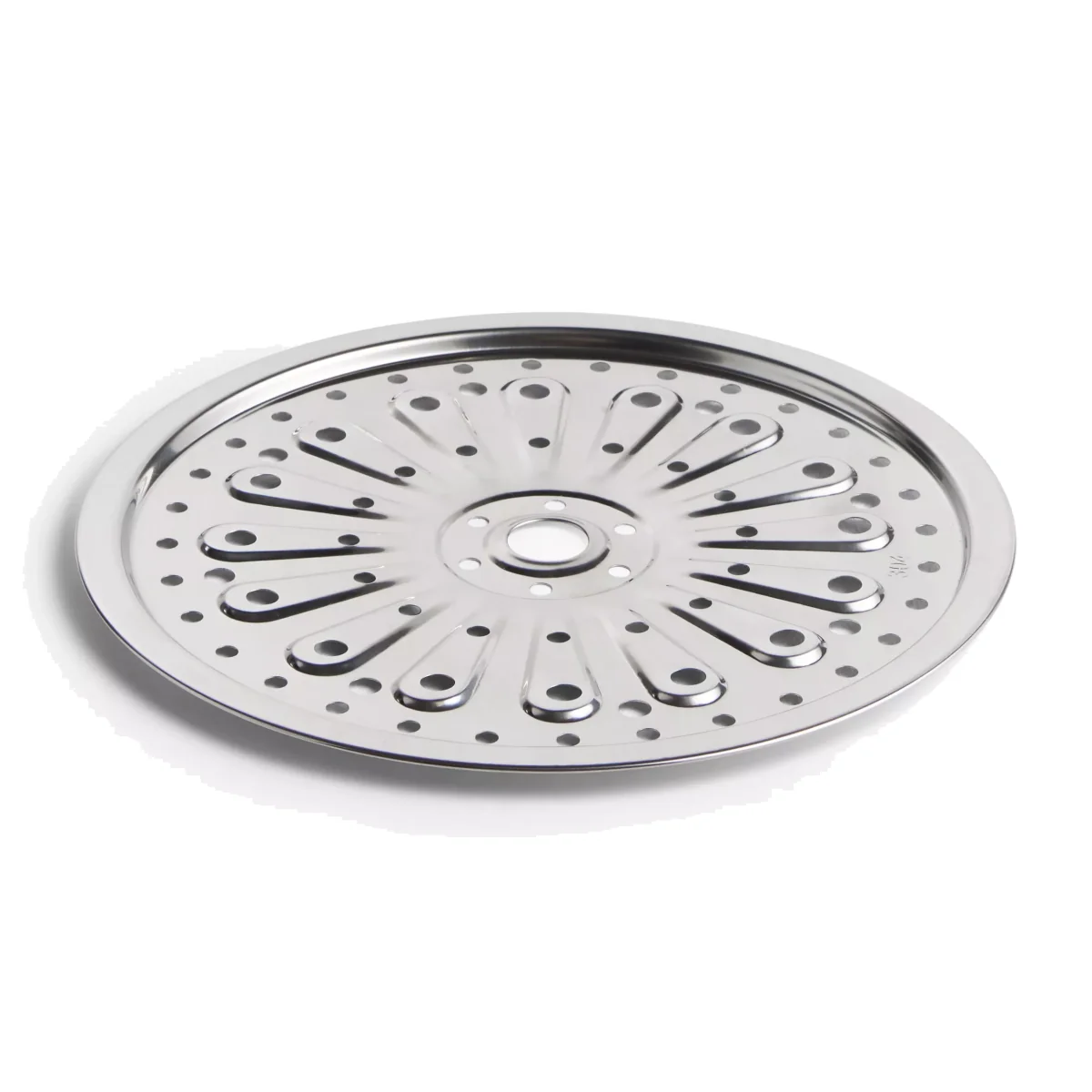 John Lewis Stainless Steel Kitchen Hob Heat Diffuser, 21.5cm – image 1