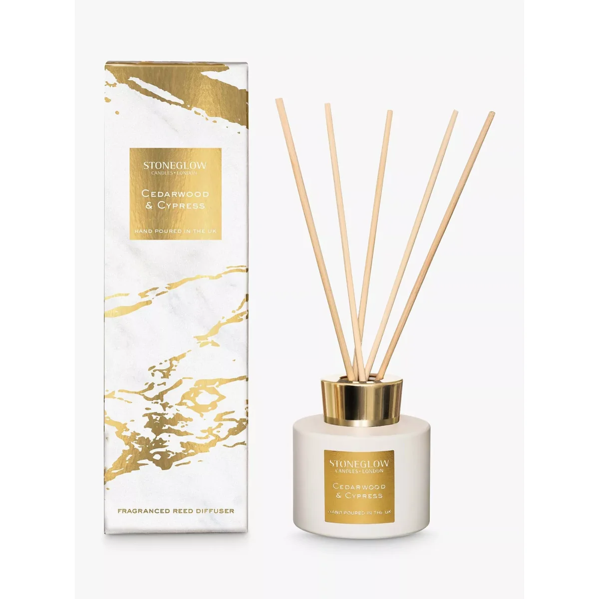Stoneglow Luna Cedarwood & Cypress Reed Diffuser, 120ml – image 2