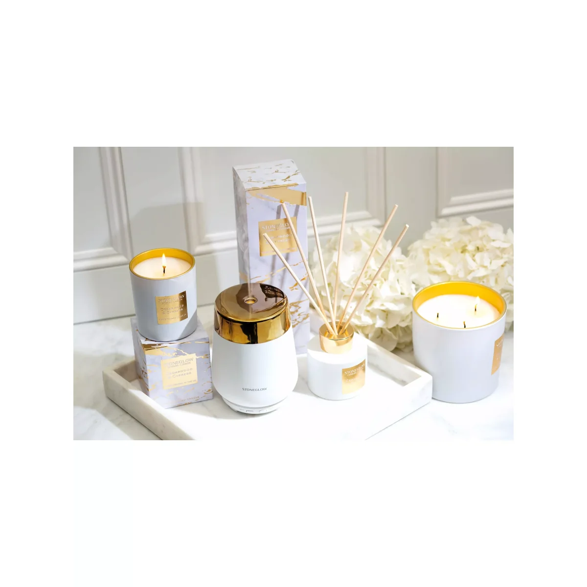 Stoneglow Luna Cedarwood & Cypress Reed Diffuser, 120ml – image 3
