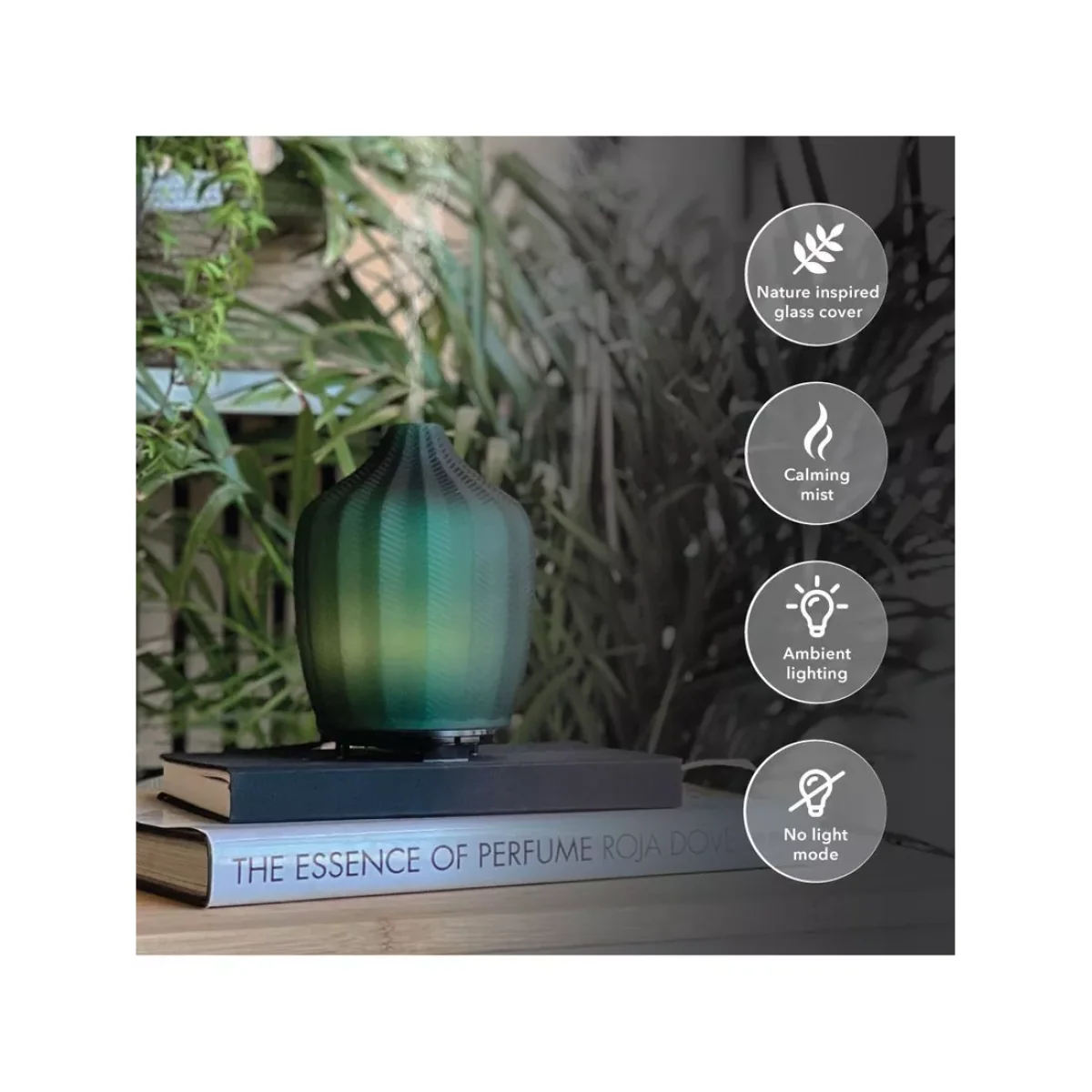 MADE BY ZEN Fern Forest Electric Diffuser, Forest Green, 120ml – image 3