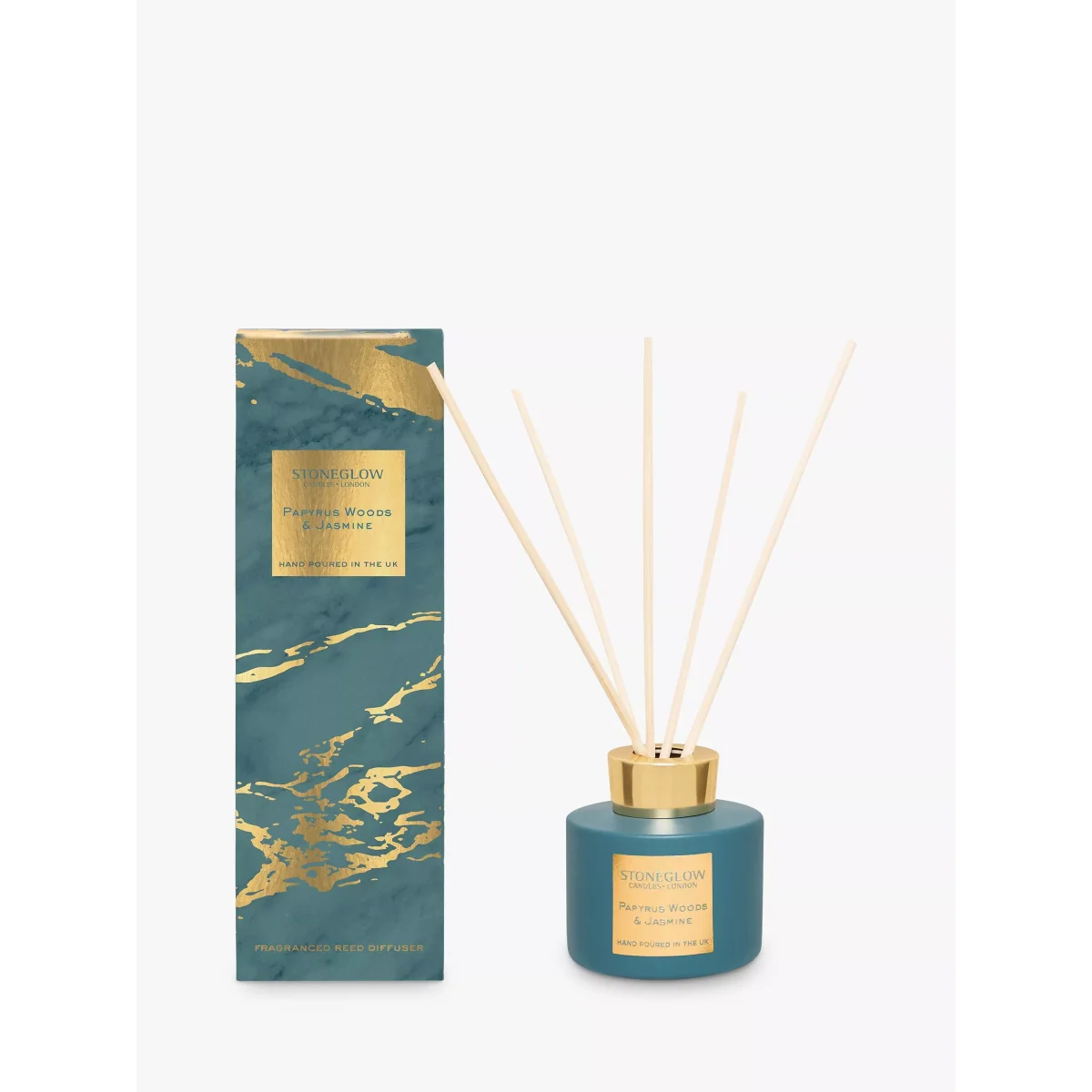 Stoneglow Luna Papyrus Woods & Jasmine Reed Diffuser, 120ml – image 2